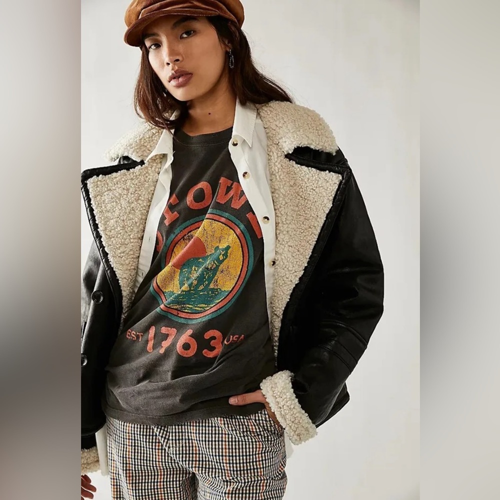 Free People Stowe Oversized Long Sleeve, size medium
